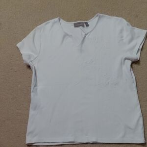 Croft & Barrow White Short Sleeve Tee
